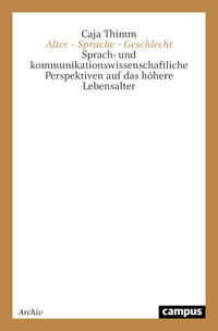 Vorderes Coverbild Alter – Sprache – Geschlecht