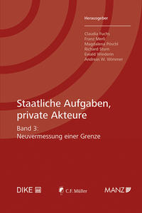 Vorderes Coverbild Staatliche Aufgaben, private Akteure Neuvermessung einer Grenze