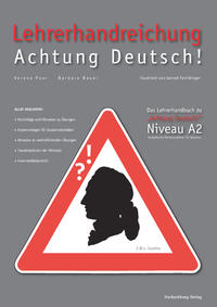 Vorderes Coverbild Lehrerhandreichung Achtung Deutsch A2