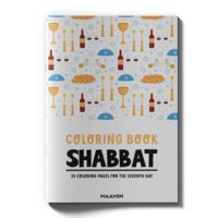 Vorderes Coverbild Coloring Book about the Shabbat