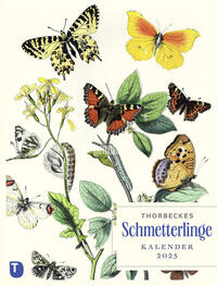 Vorderes Coverbild Thorbeckes Schmetterlinge-Kalender 2025