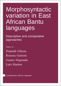 Vorderes Coverbild Morphosyntactic variation in East African Bantu languages