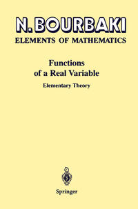 Vorderes Coverbild Functions of a Real Variable