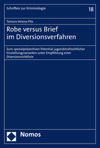 Vorderes Coverbild Robe versus Brief im Diversionsverfahren