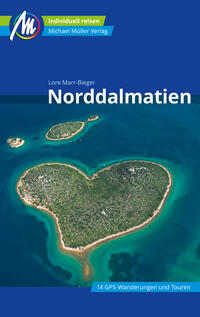 Vorderes Coverbild Norddalmatien Reiseführer Michael Müller Verlag