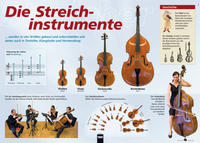 Vorderes Coverbild Poster Sekundarstufe: Die Streichinstrumente