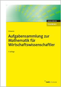 Vorderes Coverbild Aufgabensammlung zur Mathematik für Wirtschaftswissenschaftler