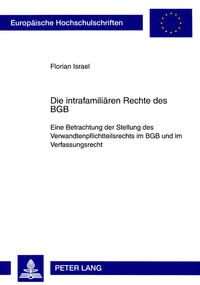 Vorderes Coverbild Die intrafamiliären Rechte des BGB