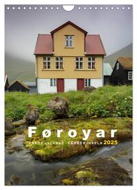 Vorderes Coverbild Føroyar - Faroe Islands - Färöer Inseln (Wandkalender 2025 DIN A4 hoch), CALVENDO Monatskalender