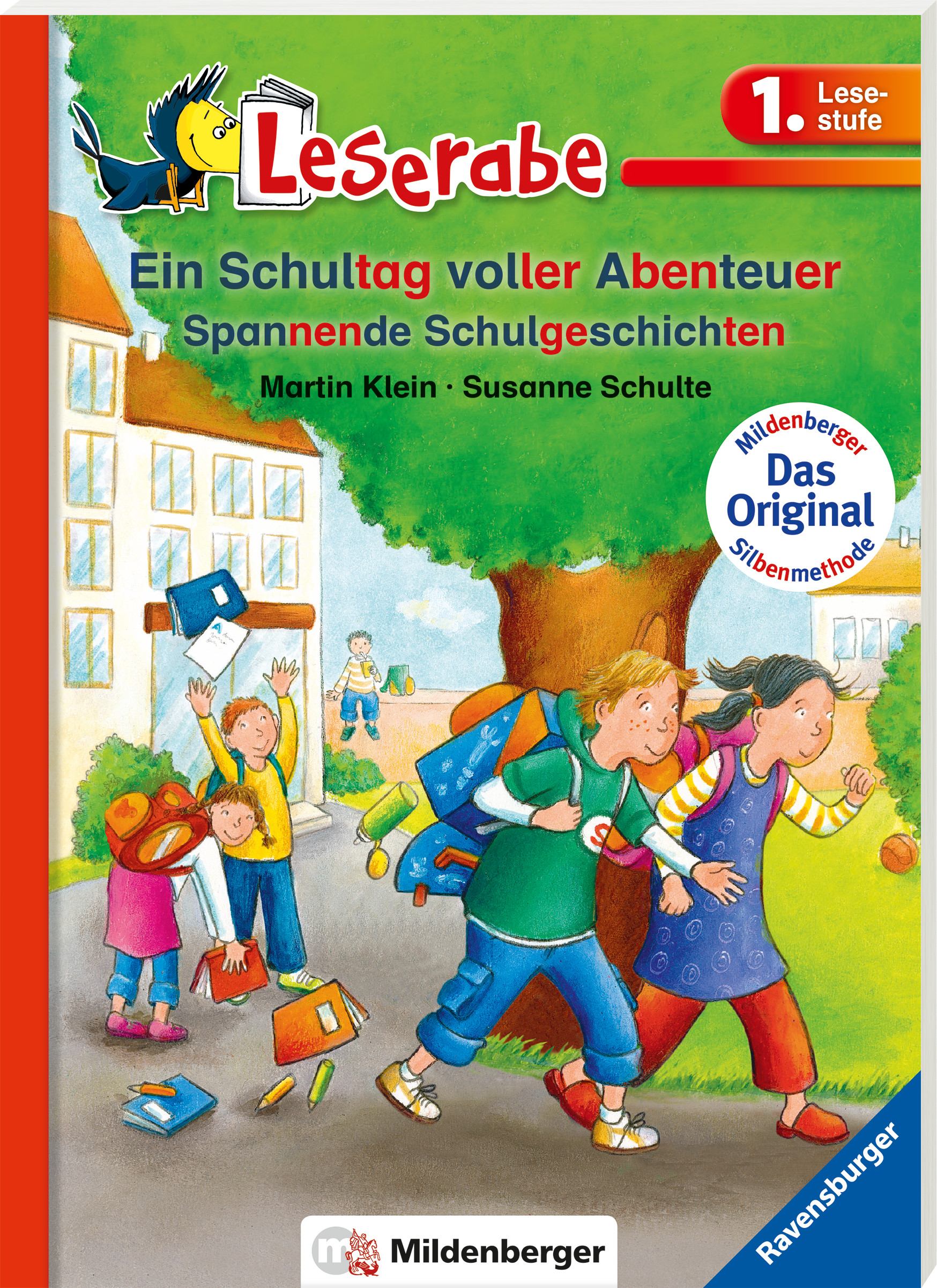 Beispielinhalt (Bild) Leserabe mit Mildenberger Silbenmethode - Ein Schultag voller Abenteuer