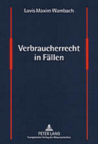 Vorderes Coverbild Verbraucherrecht in Fällen