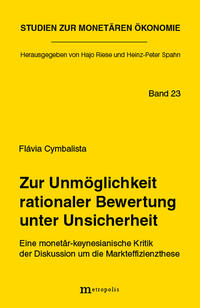 Vorderes Coverbild Zur Unmöglichkeit rationaler Bewertung unter Unsicherheit