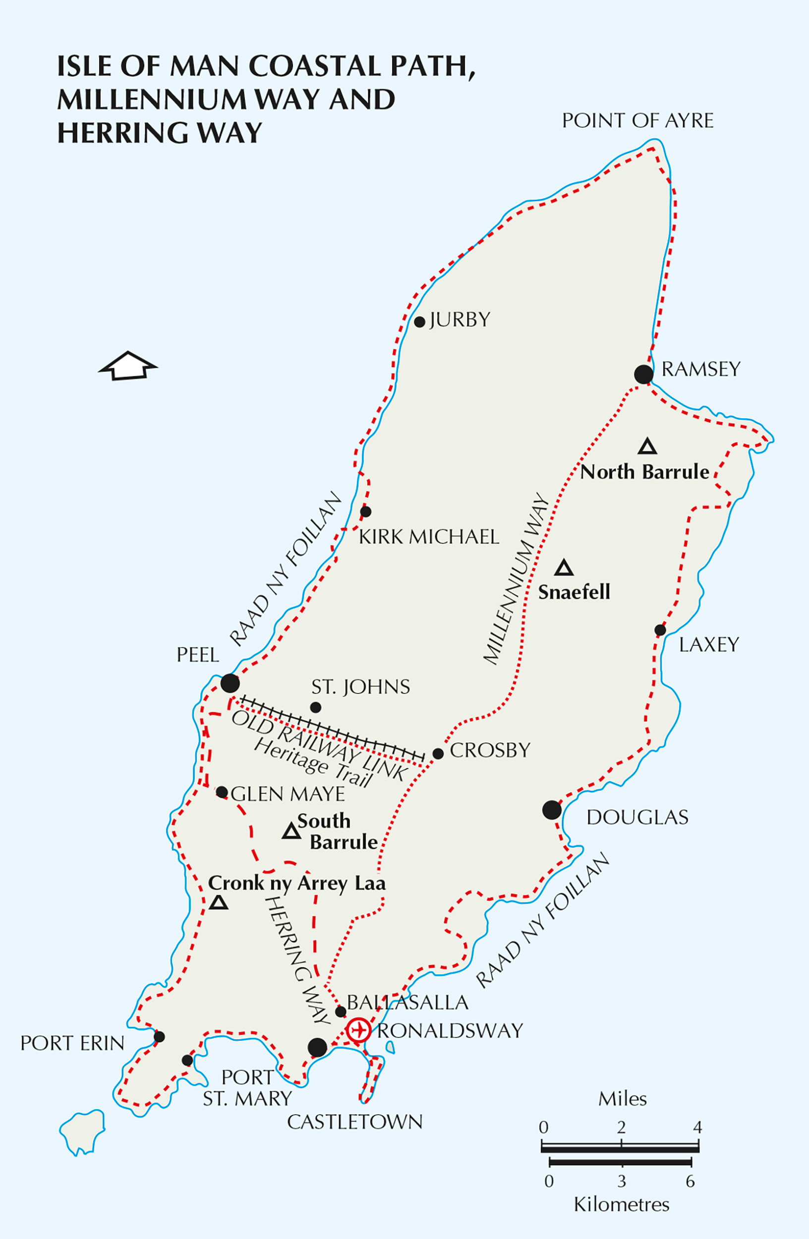Beispielinhalt (Bild) Isle of Man Coastal Path