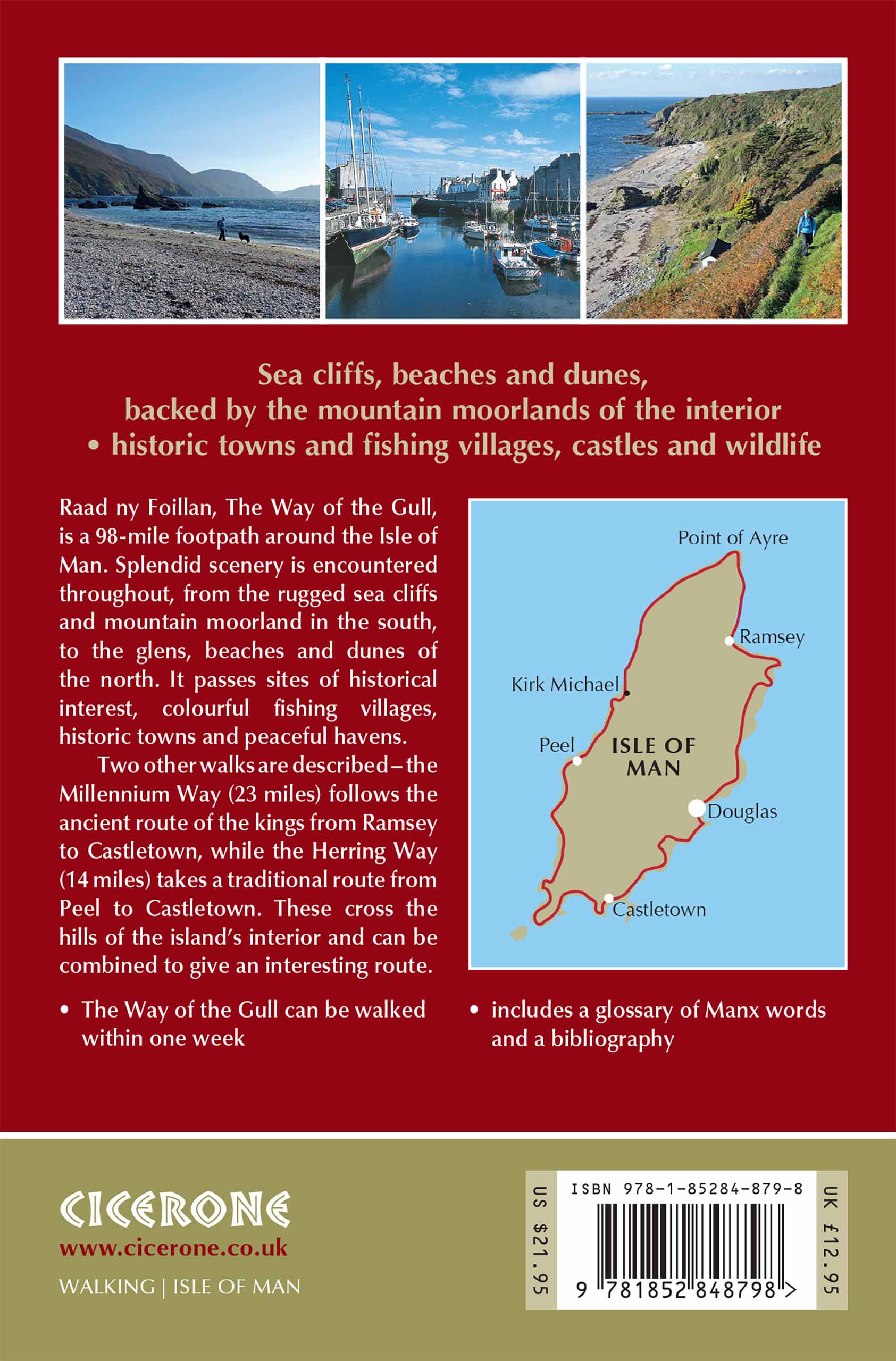 Rückseitencover Isle of Man Coastal Path
