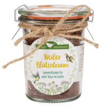 Vorderes Coverbild Weißer Blütentraum - Sommerblumen für mehr Natur im Garten