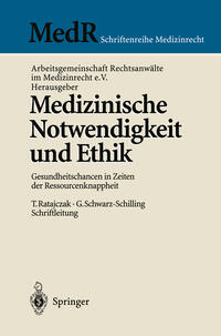 Vorderes Coverbild Medizinische Notwendigkeit und Ethik