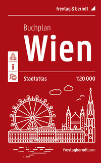 Vorderes Coverbild Wien, Buchplan, Städteatlas 1:20.000, freytag & berndt