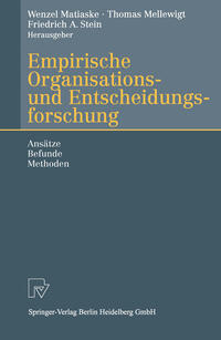 Vorderes Coverbild Empirische Organisations- und Entscheidungsforschung