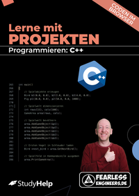 Vorderes Coverbild Lerne Programmieren mit Projekten: Einstieg in C++ ohne Vorkenntnisse