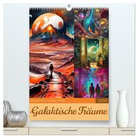 Vorderes Coverbild Galaktische Träume (hochwertiger Premium Wandkalender 2025 DIN A2 hoch), Kunstdruck in Hochglanz
