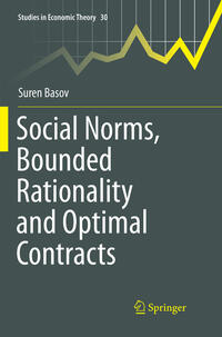 Vorderes Coverbild Social Norms, Bounded Rationality and Optimal Contracts
