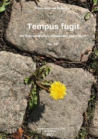 Vorderes Coverbild Tempus fugit für Sopransaxofon, Altsaxofon und Klavier