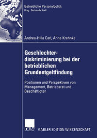 Vorderes Coverbild Geschlechterdiskriminierung bei der betrieblichen Grundentgeltfindung