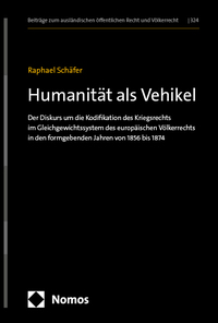Vorderes Coverbild Humanität als Vehikel
