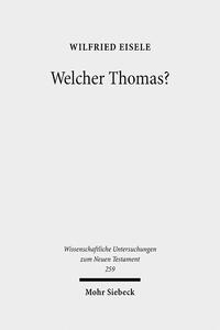 Vorderes Coverbild Welcher Thomas?
