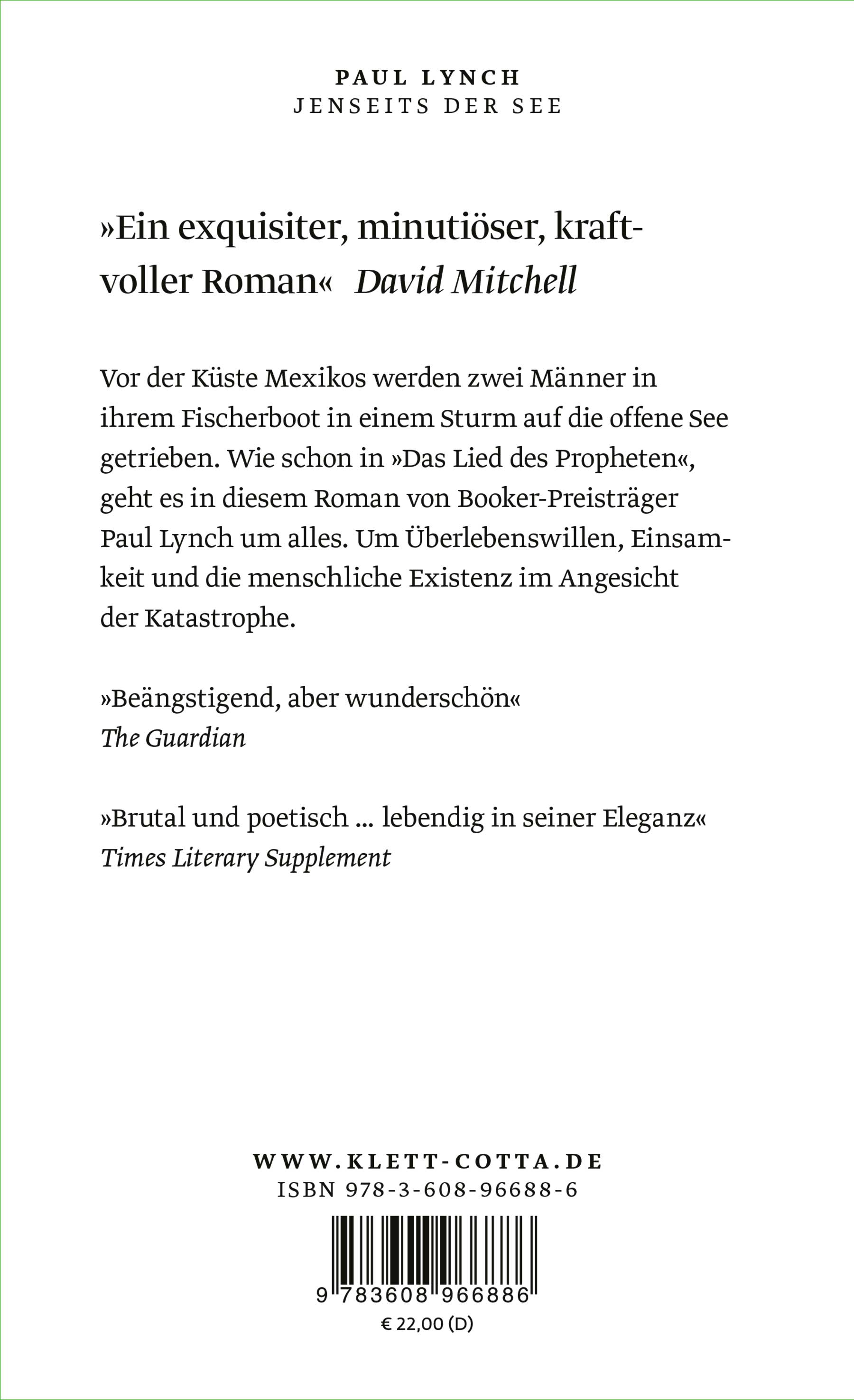 Rückseitencover Jenseits der See