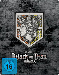 Vorderes Coverbild Attack on Titan - Staffel 3 - Gesamtausgabe - Steelbook - Blu-ray - Limited Edition