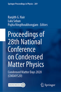 Vorderes Coverbild Proceedings of 28th National Conference on Condensed Matter Physics