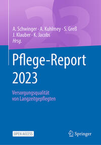 Vorderes Coverbild Pflege-Report 2023