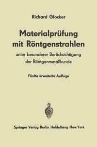 Vorderes Coverbild Materialprüfung mit Röntgenstrahlen