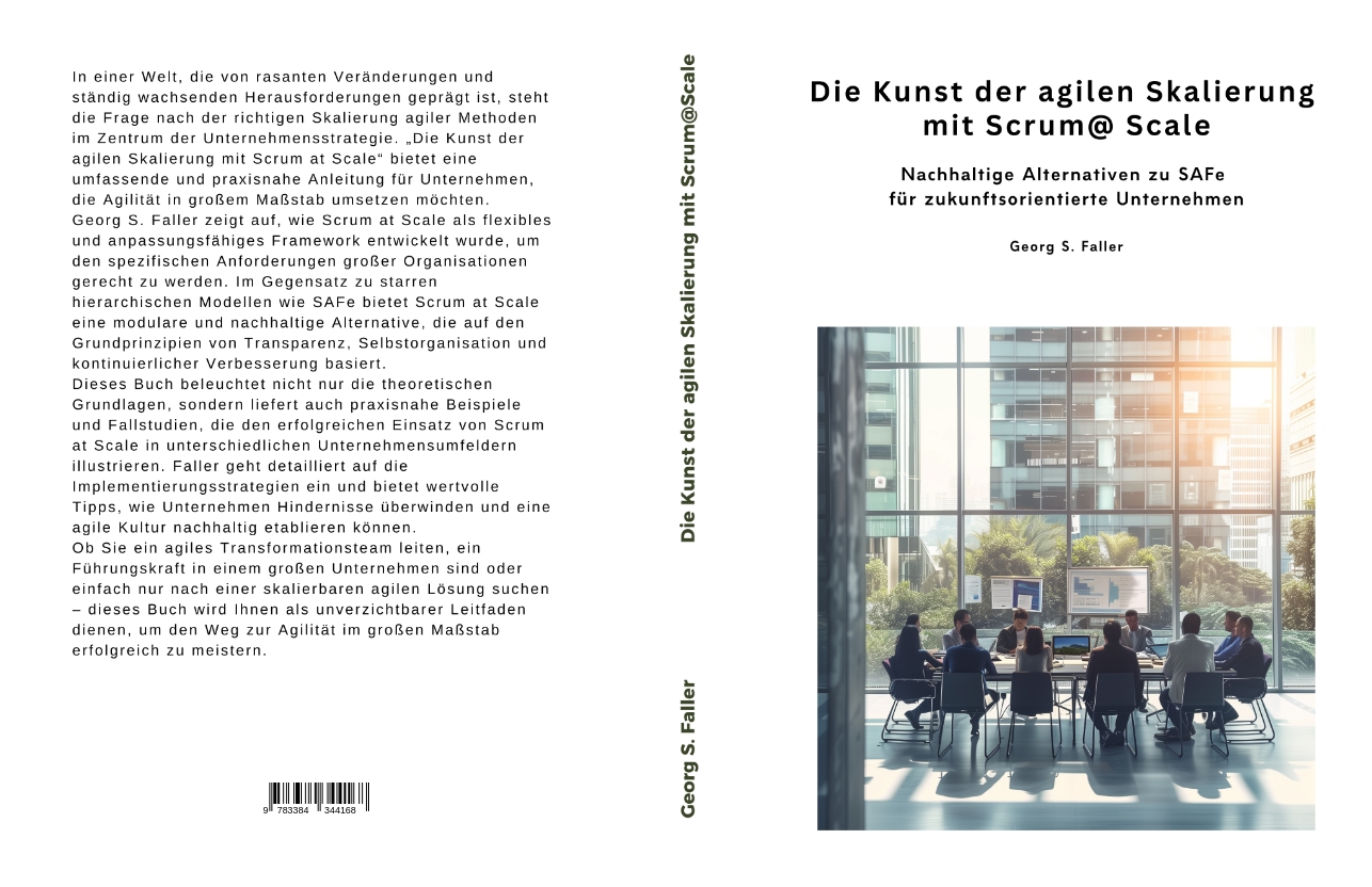 Gesamtes Coverbild Die Kunst der agilen Skalierung mit Scrum@Scale