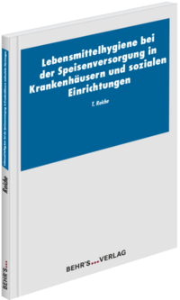 Vorderes Coverbild Lebensmittelhygiene bei der Speisenversorgung in Krankenhäusern und sozialen Einrichtungen