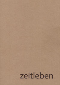 Vorderes Coverbild zeitleben. gedichte