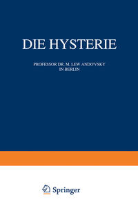 Vorderes Coverbild Die Hysterie