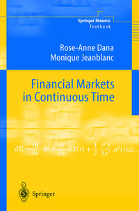 Vorderes Coverbild Financial Markets in Continuous Time