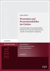 Vorderes Coverbild Pronomen und Pronominalklitika im Cimbro