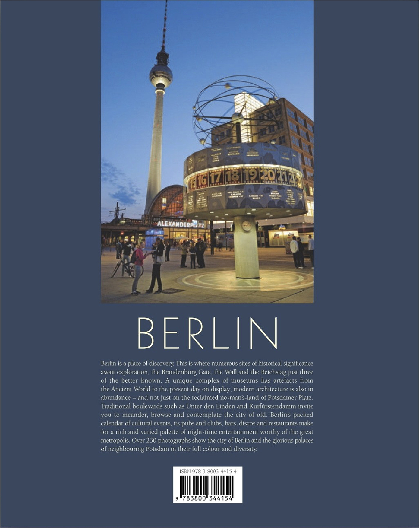 Rückseitencover Horizont BERLIN - Englische Ausgabe