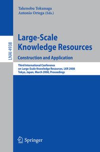 Vorderes Coverbild Large-Scale Knowledge Resources. Construction and Application