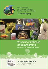 Vorderes Coverbild 2. Jahrestagung der DVG-Fachgruppe Zier-, Zoo- und Wildvögel, Reptilien, Amphibien & Fische