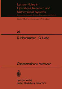 Vorderes Coverbild Ökonometrische Methoden