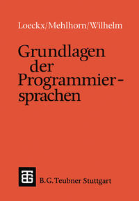 Vorderes Coverbild Grundlagen der Programmiersprachen