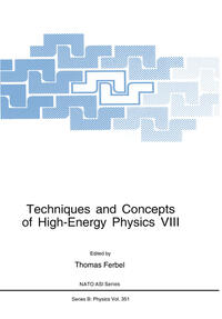 Vorderes Coverbild Techniques and Concepts of High-Energy Physics VIII