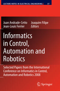 Vorderes Coverbild Informatics in Control, Automation and Robotics