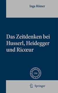Vorderes Coverbild Das Zeitdenken bei Husserl, Heidegger und Ricoeur