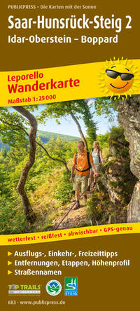 Vorderes Coverbild Saar-Hunsrück-Steig 2, Idar-Oberstein - Boppard