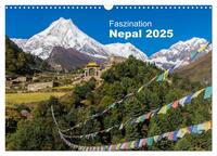 Vorderes Coverbild Faszination Nepal (Wandkalender 2025 DIN A3 quer), CALVENDO Monatskalender